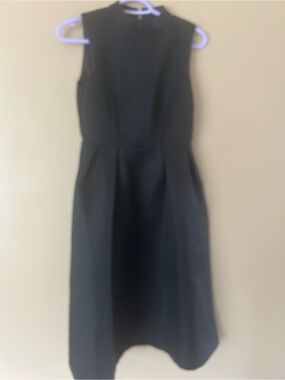 Boohoo Black Sleeveless Midi Dress